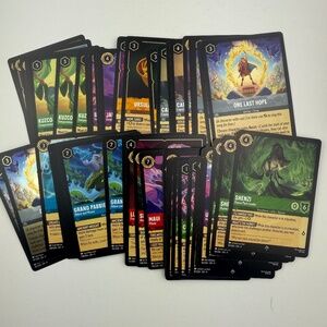 Disney Lorcana Fabled Rare Super Rare BULK lot of 55 cards